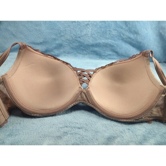 TORRID CURVE 42B Brown Lace Underwire Padded Bra - Picture 9 of 11